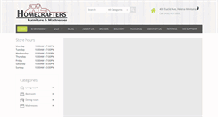 Desktop Screenshot of homecraftersfurniture.com